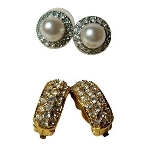 2 pair Swarovski Crystal Earrings